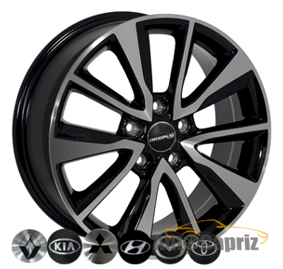 Диски Replica Hyundai TL0283NW BMF R17 W7.0 PCD5x114.3 ET52 DIA67.1     